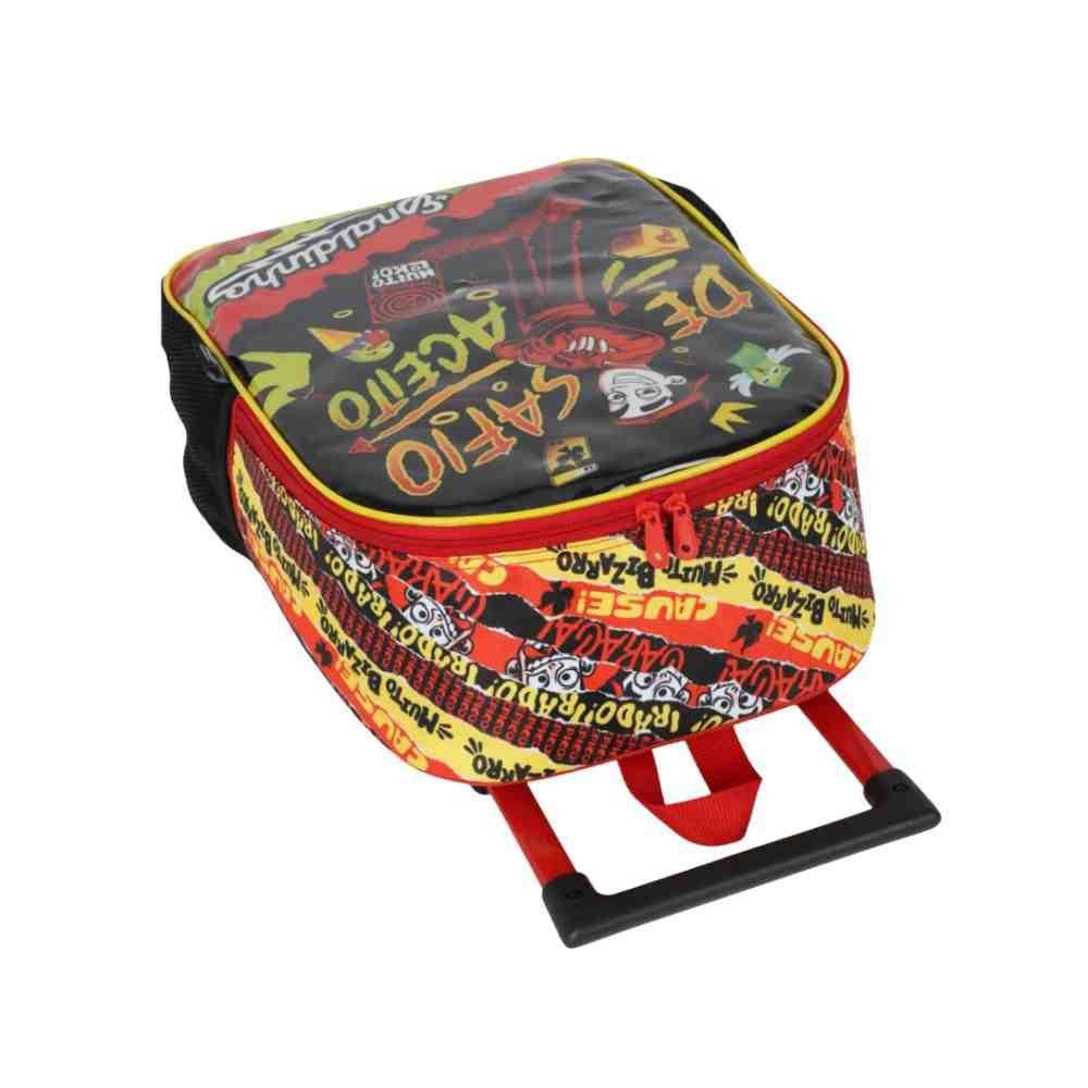 Kit Mochila+Lancheira Luxcel Enaldinho Preto IC41102UP0600U Preto 6