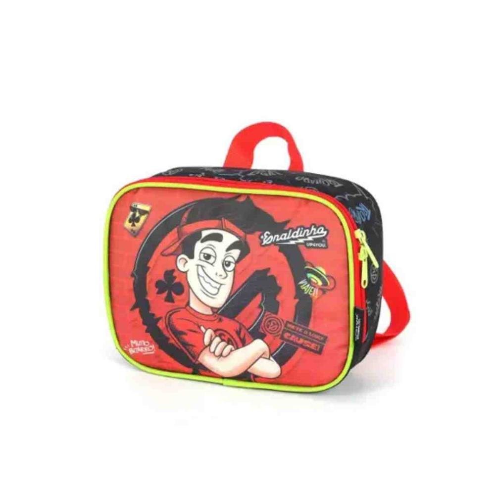 Lancheira UP4YOU Enaldinho Vai Com Tudo Vermelha LA42223UP0400UN Vermelho 3