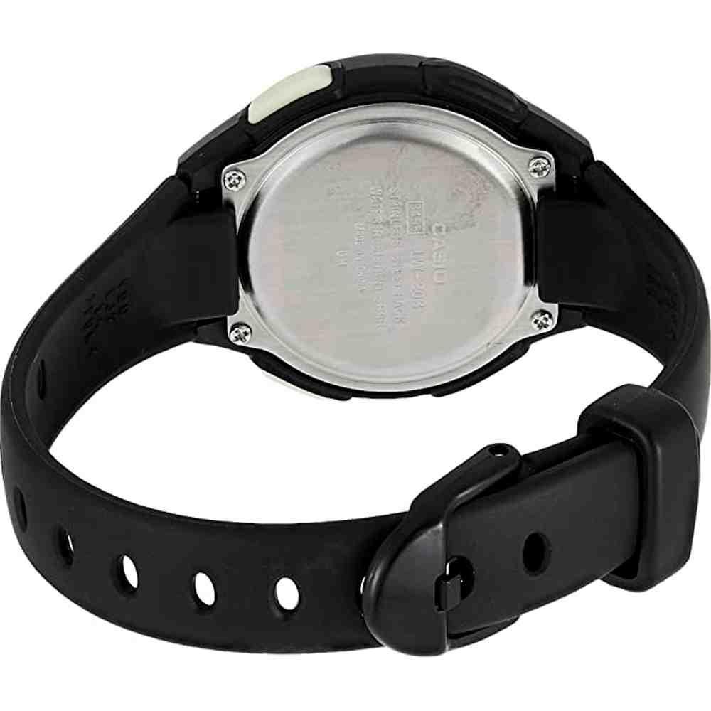 Relógio Casio Standard Preto Feminino LW-203-1BVDF-SC Preto 3