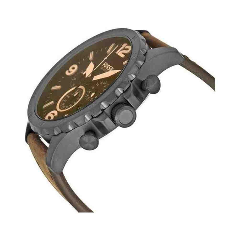 Relógio Fossil Nate Bicolor Masculino JR1487/0MN Preto 2