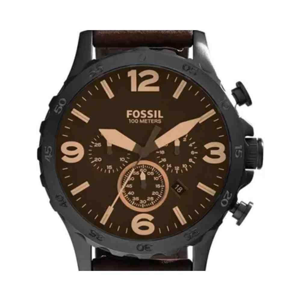 Relógio Fossil Nate Bicolor Masculino JR1487/0MN Preto 4