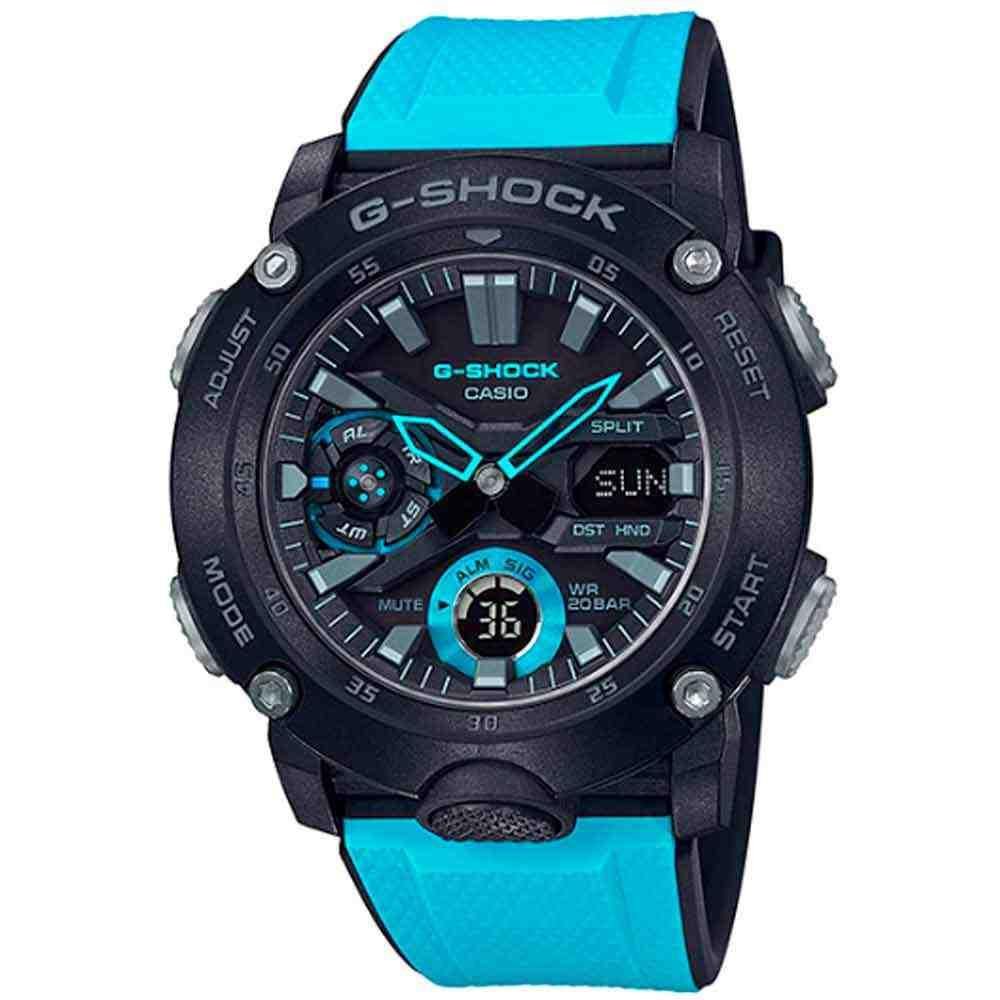 Relógio Casio G-shock Carbon Core Guard Preto Masculino GA-2000-1A2DR