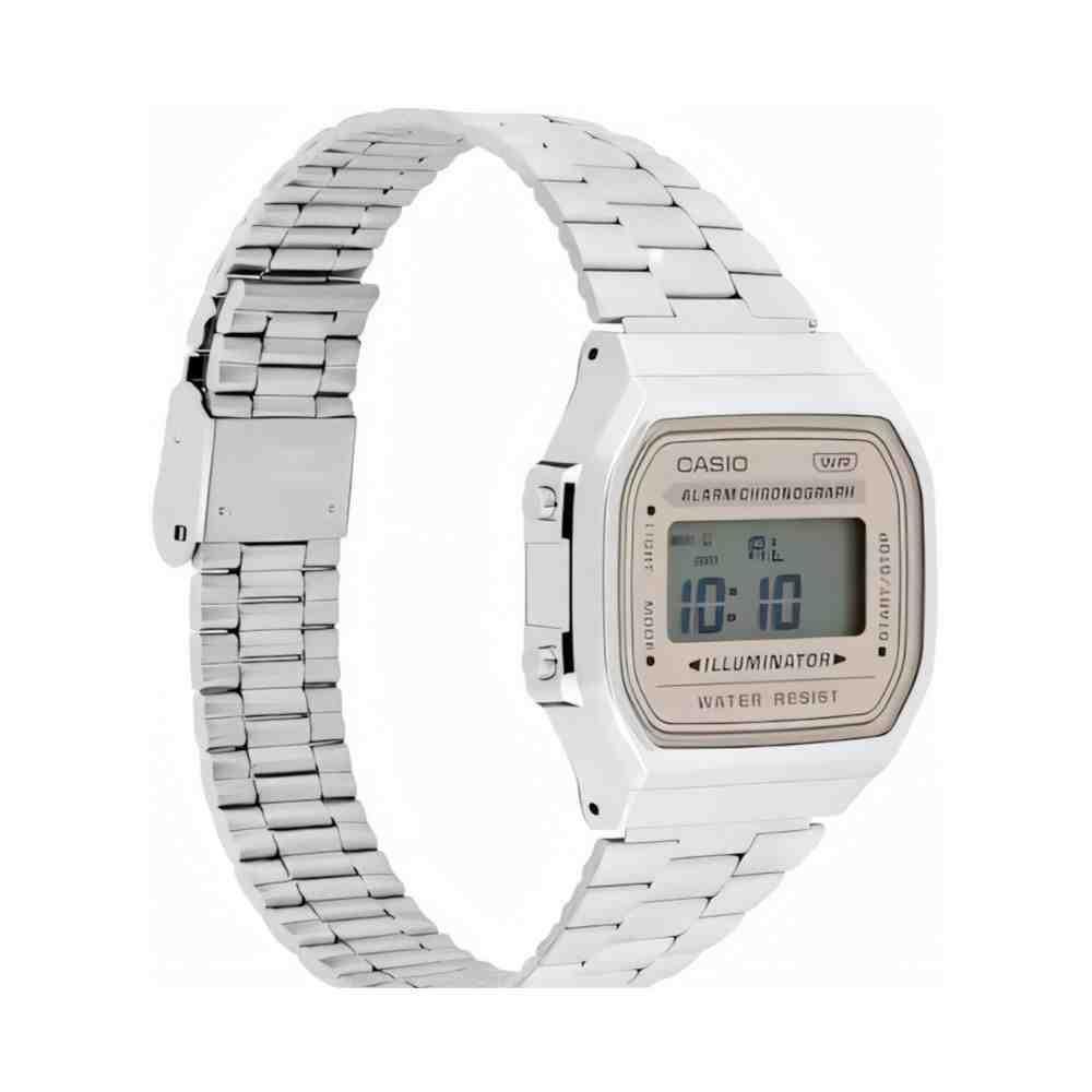 Relógio Casio Vintage Prata/Rosa Unissex A168WA-8AYDF-SC Prata 2