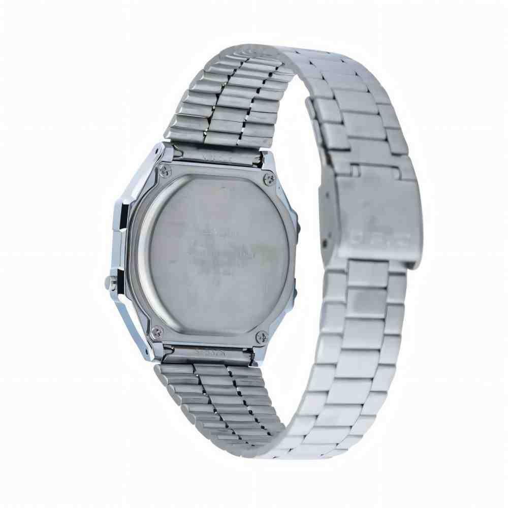 Relógio Casio Vintage Prata/Rosa Unissex A168WA-8AYDF-SC Prata 4