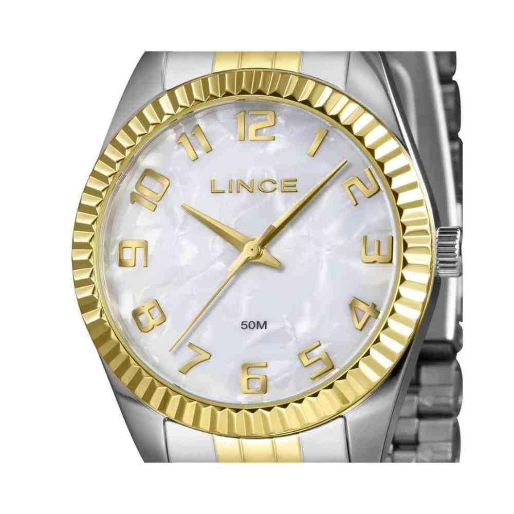 RELÓGIO LINCE DRESS PRATA E DOURADO FEMININO  LRTJ176L36 B2SK Prata/Dourado 4