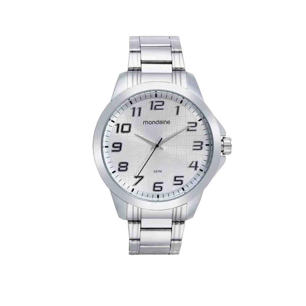 Relógio Mondaine Social Prata Masculino 99681G0MVNE1 