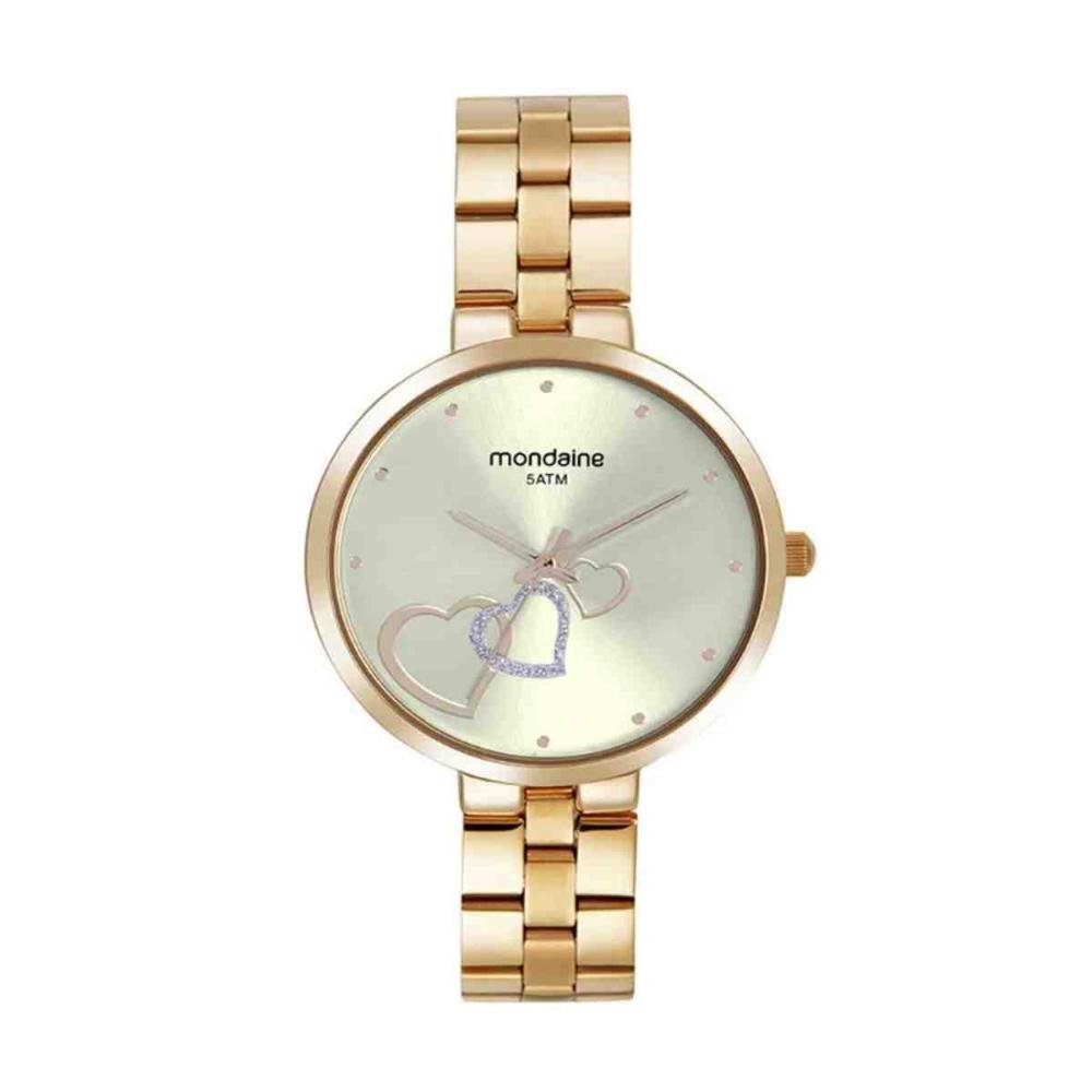 Kit Relógio + Pulseira Mondaine Dourado 32712LPMKDE1K2 Dourado 2