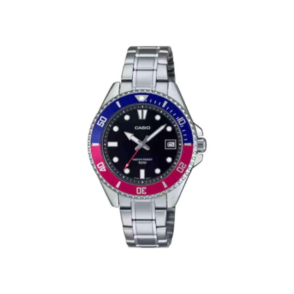 Relógio Casio Collect Prata Masculino MDV-10D-1A3VDF-SC 