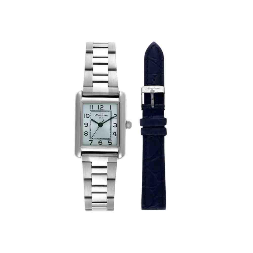 Relogio Mondaine 70 anos Vintage prata feminino 32821L0MKNE2