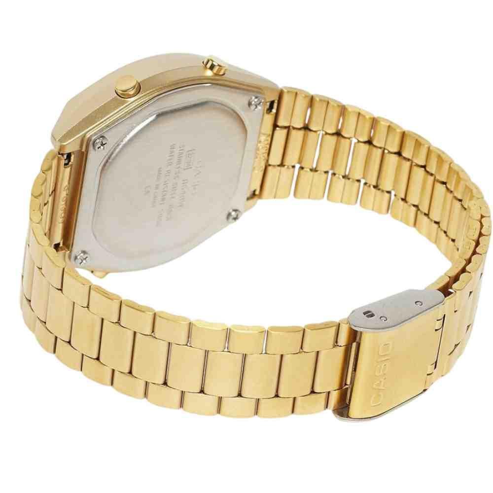 Relógio Casio Vintage Dourado Feminino B640WGG-9DF Dourado 3