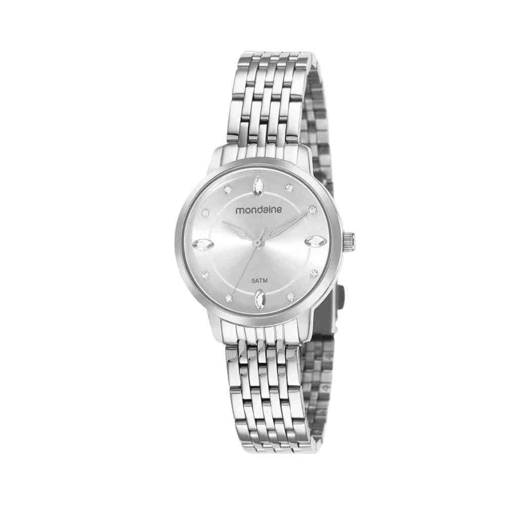 Relógio Mondaine Prata Feminino 32336L0MVNE3