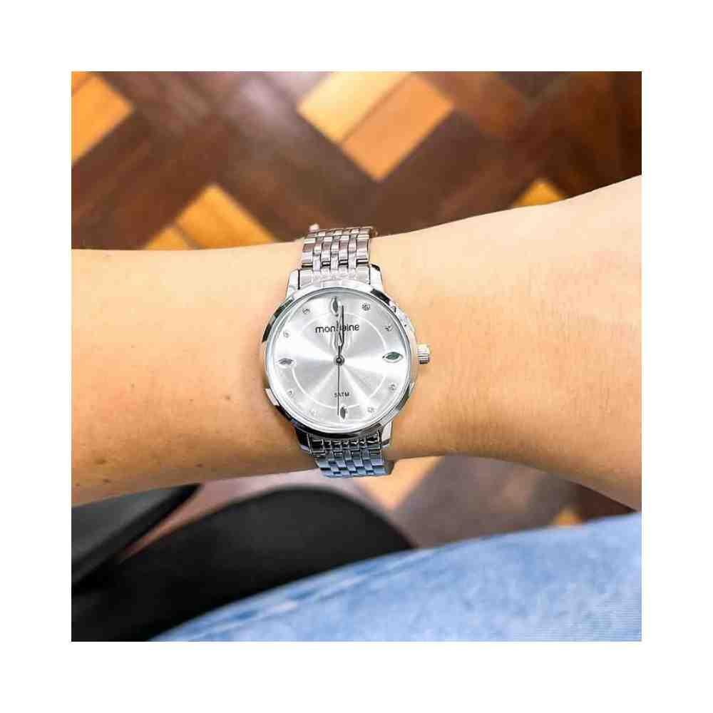 Relógio Mondaine Prata Feminino 32336L0MVNE3 Prata 3