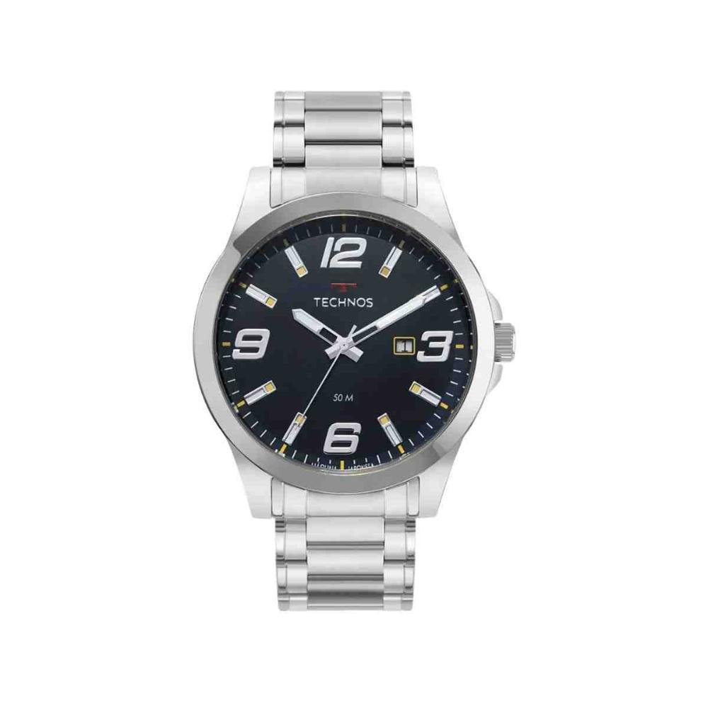 Relógio Technos Racer Prata Masculino 2115MOLS/1A 