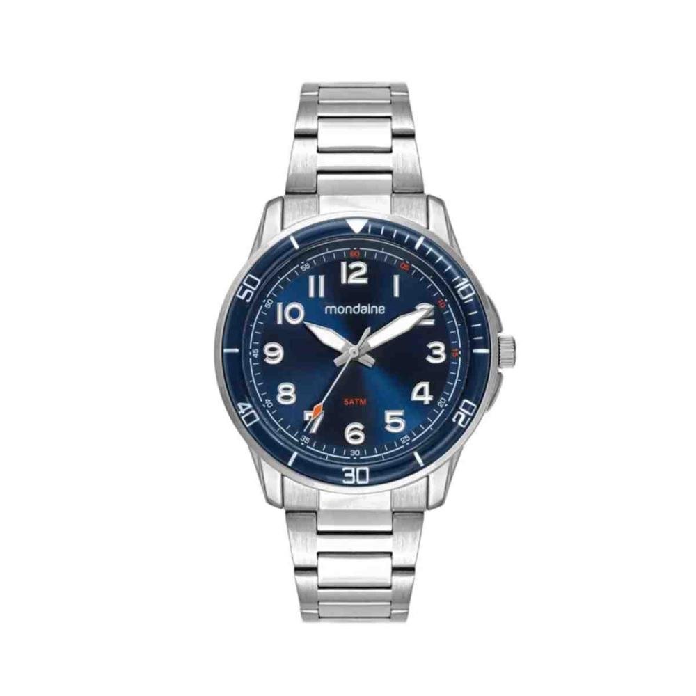 Relógio Mondaine Prata Masculino 33028G0MVNE2 