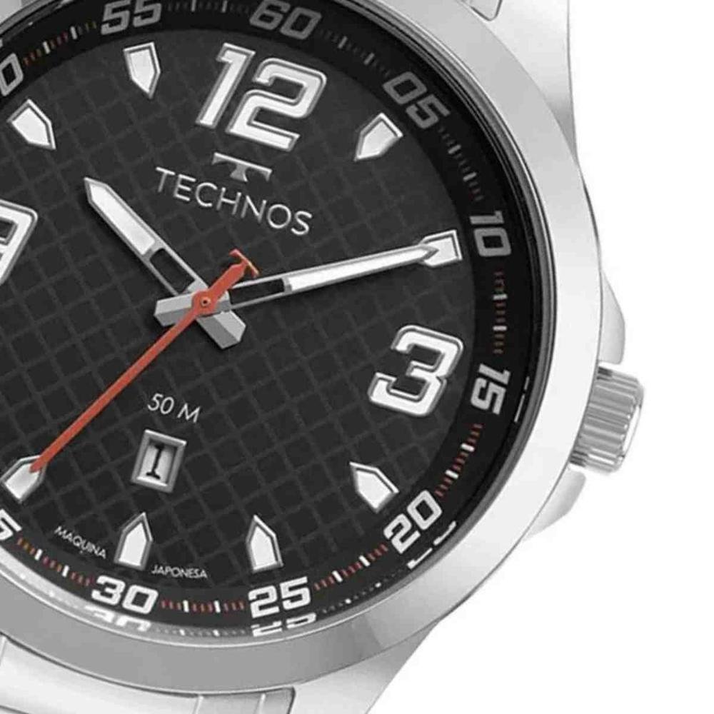 Relógio Technos Steel Prata Masculino 2115UCH/1P Prata 4