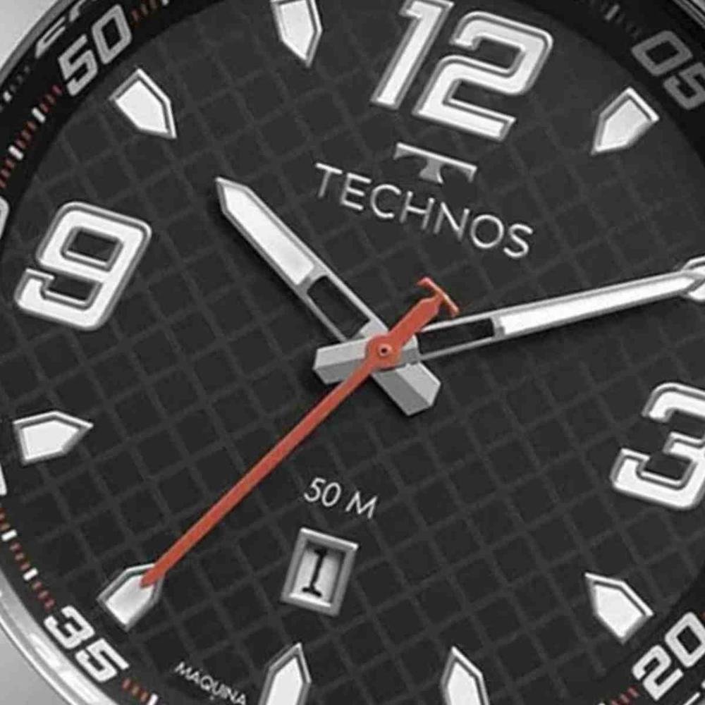 Relógio Technos Steel Prata Masculino 2115UCH/1P Prata 5