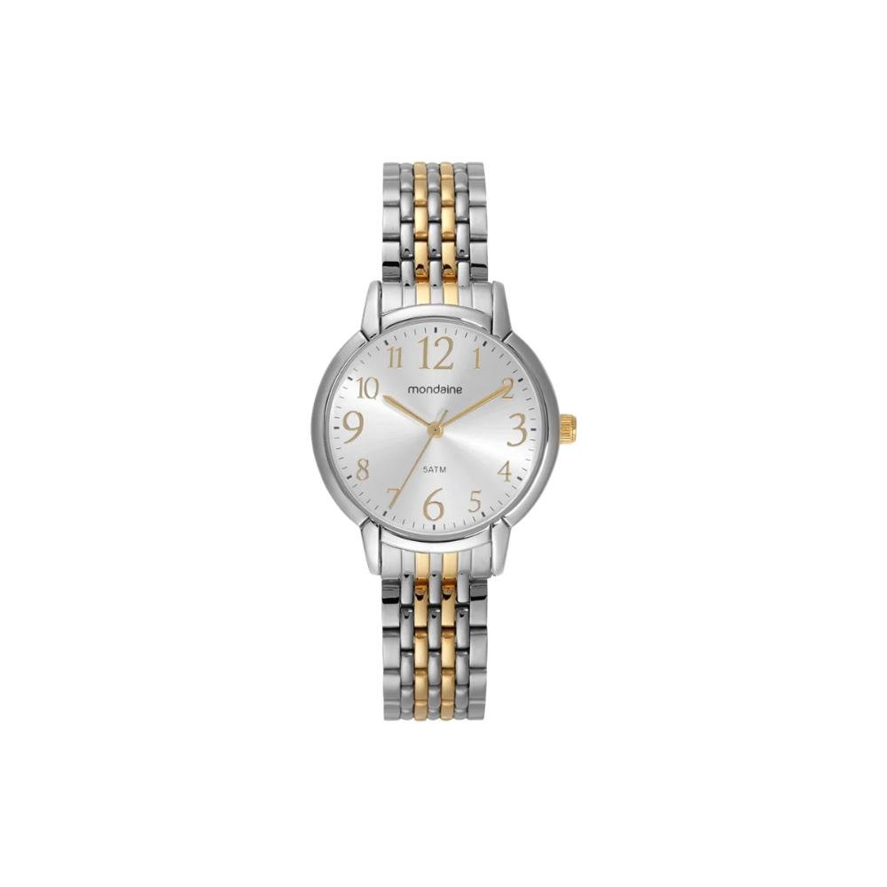 Relógio Mondaine Clássico Bicolor Feminino 32704LPMVBE1
