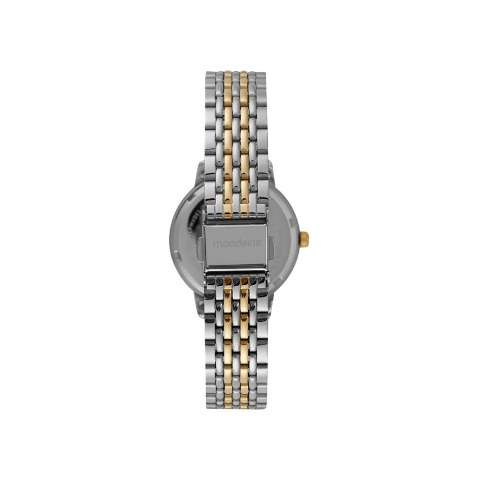 Relógio Mondaine Clássico Bicolor Feminino 32704LPMVBE1 Prata 2
