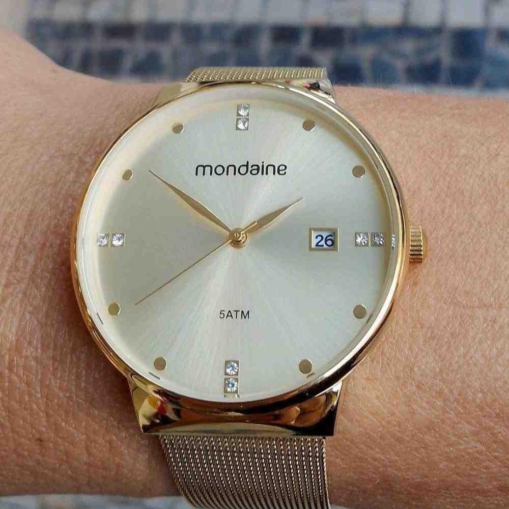 Relógio Mondaine Dourado Feminino 32349LPMVDE1 Dourado 3