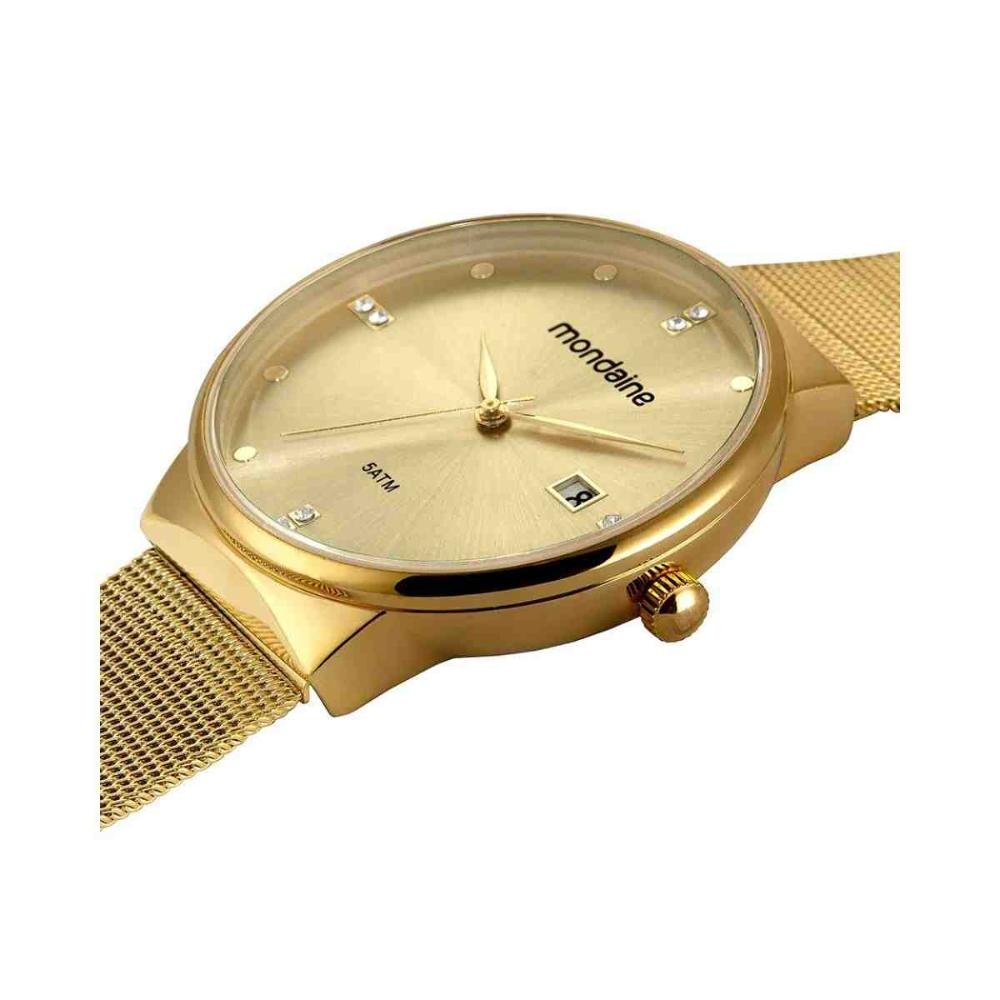 Relógio Mondaine Dourado Feminino 32349LPMVDE1 Dourado 4