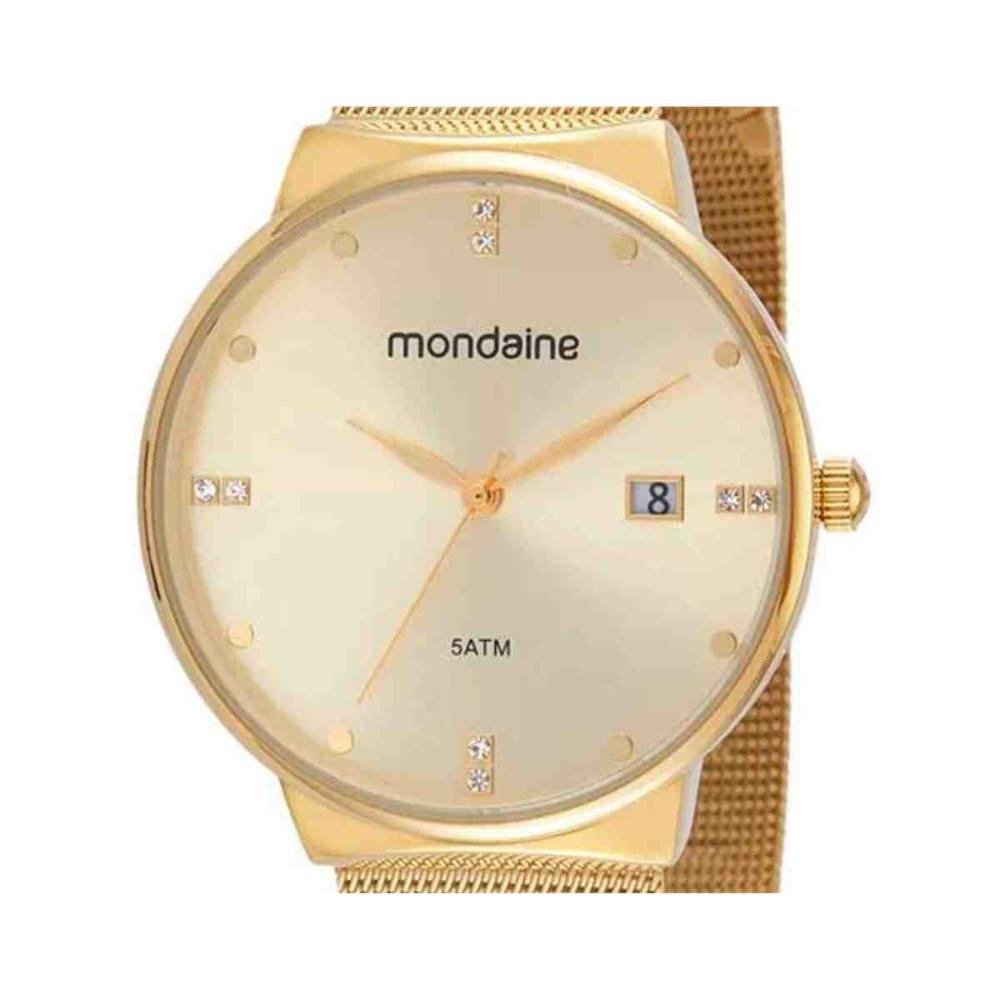 Relógio Mondaine Dourado Feminino 32349LPMVDE1 Dourado 5
