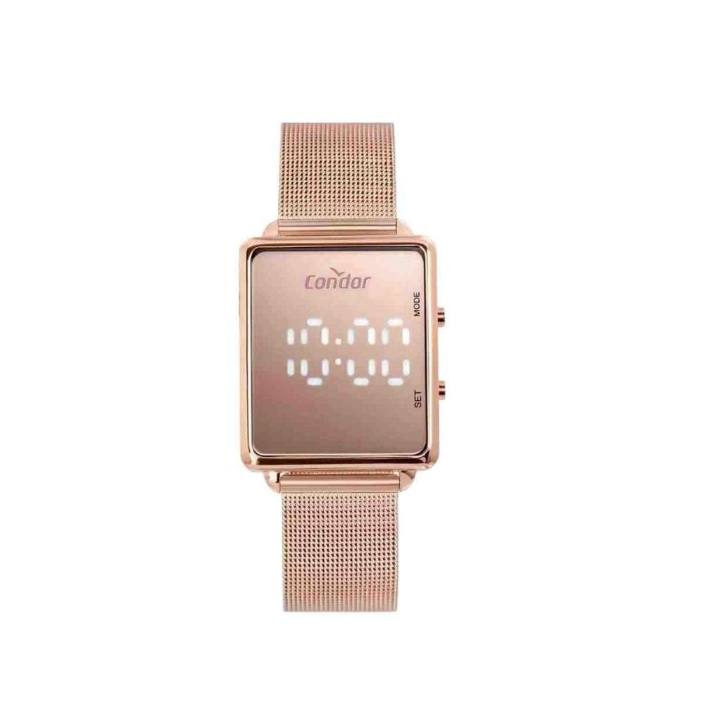 Relógio Condor Digital LED Rosé COMD27AAC/4J
