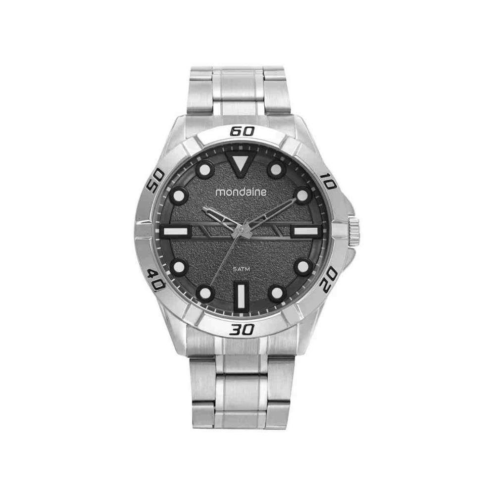 Relógio Mondaine 3D Prata Masculino 32558G0MVNE3 