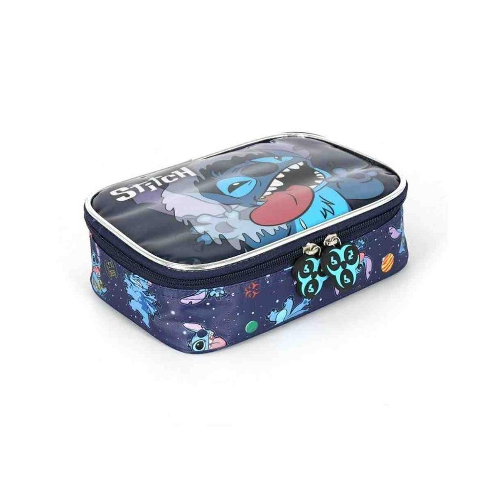 Estojo Box Escolar Luxcel Stitch Azul EI42374SC0200UN Azul 3