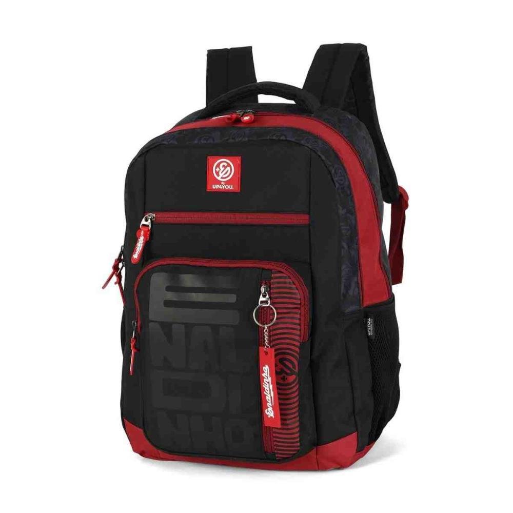 Mochila Escolar Juvenil UP4YOU Enaldinho Preta MS49455UP0600UN Preto 3