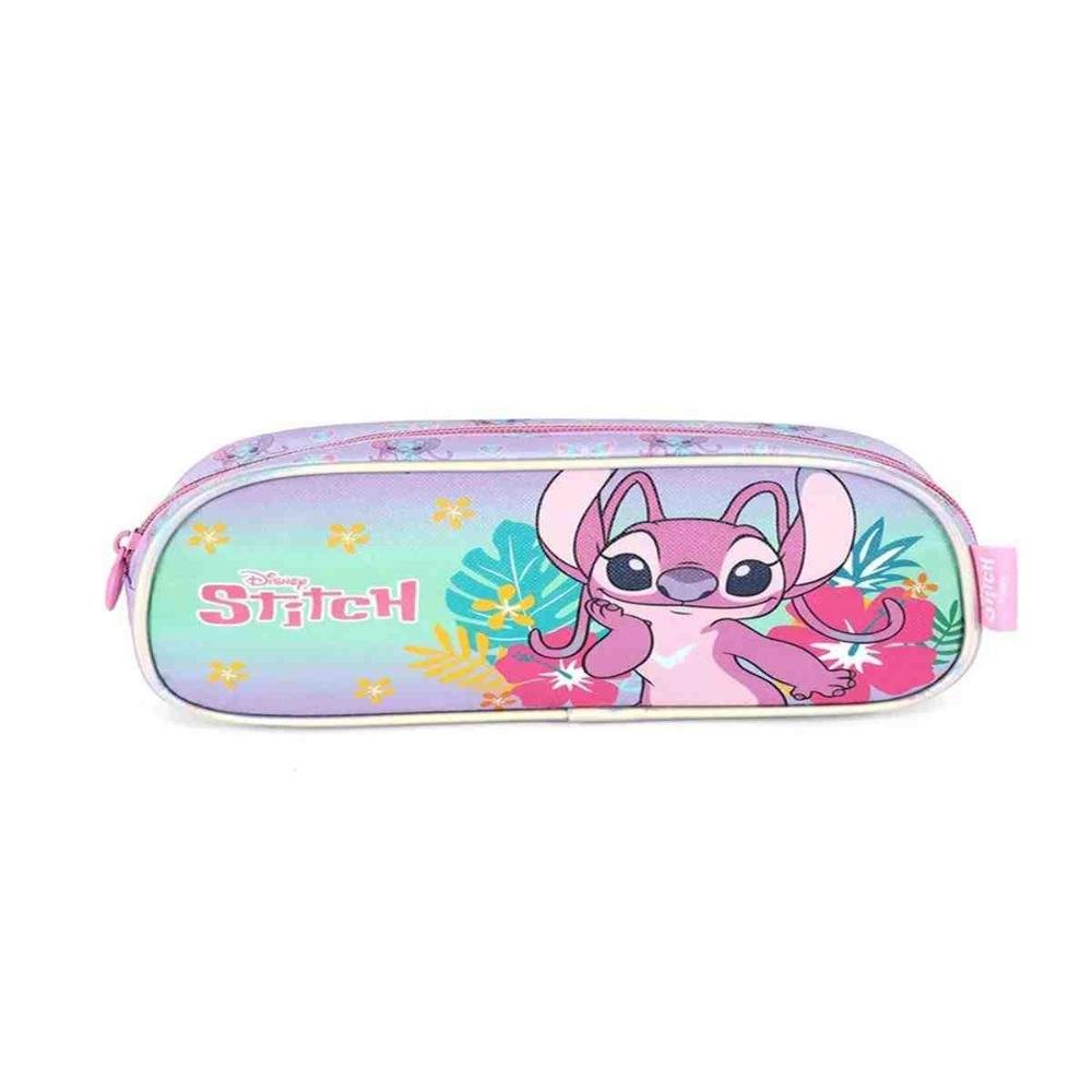 Estojo Escolar Luxcel Stitch Roxo EI42384SC2800UN 