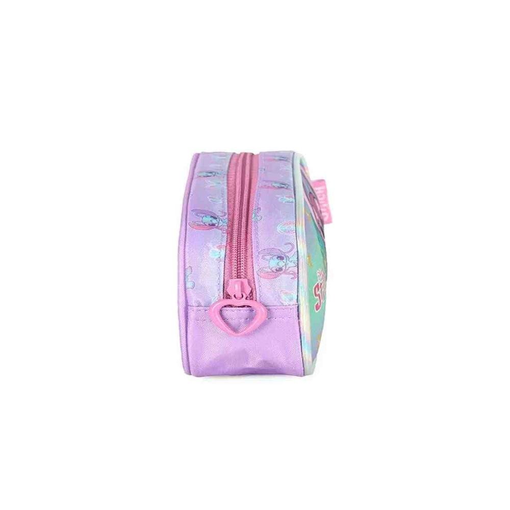 Estojo Escolar Luxcel Stitch Roxo EI42384SC2800UN Roxo 5