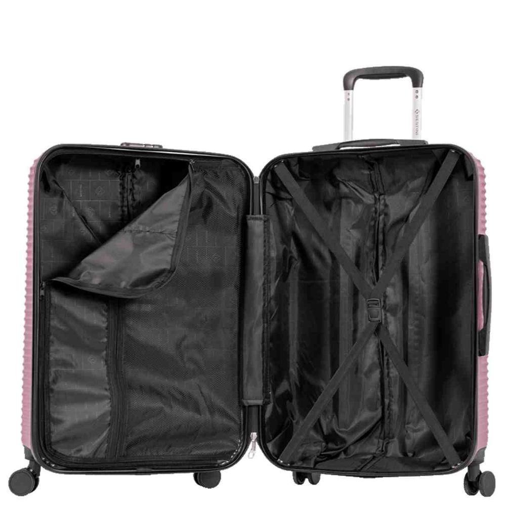 Mala de Viagem Sestini Classy 2 Média Rosé 041135-61 Rosa 4