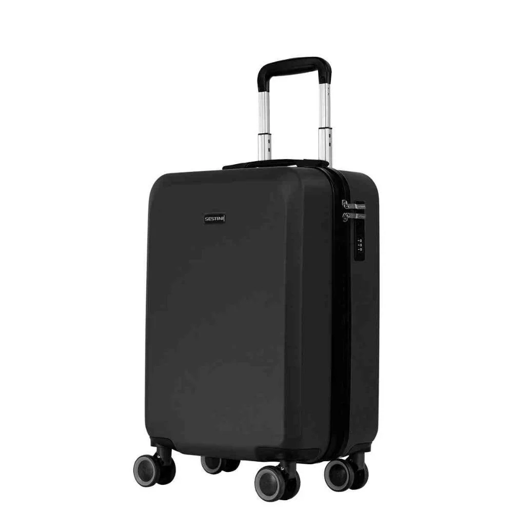 Mala de Bordo Sestini Uno Racer Preta 041139-01 Preto 3