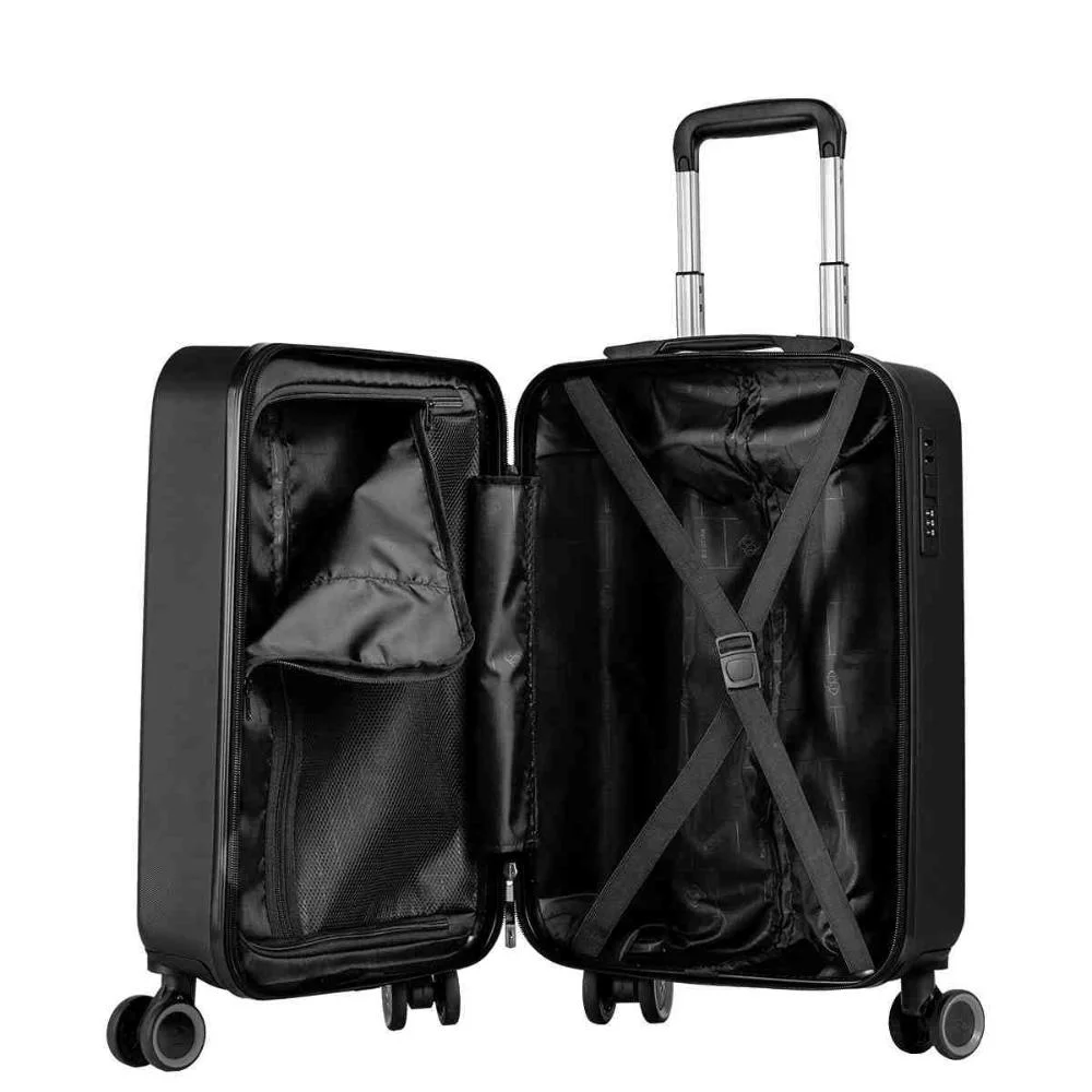 Mala de Bordo Sestini Uno Racer Preta 041139-01 Preto 5