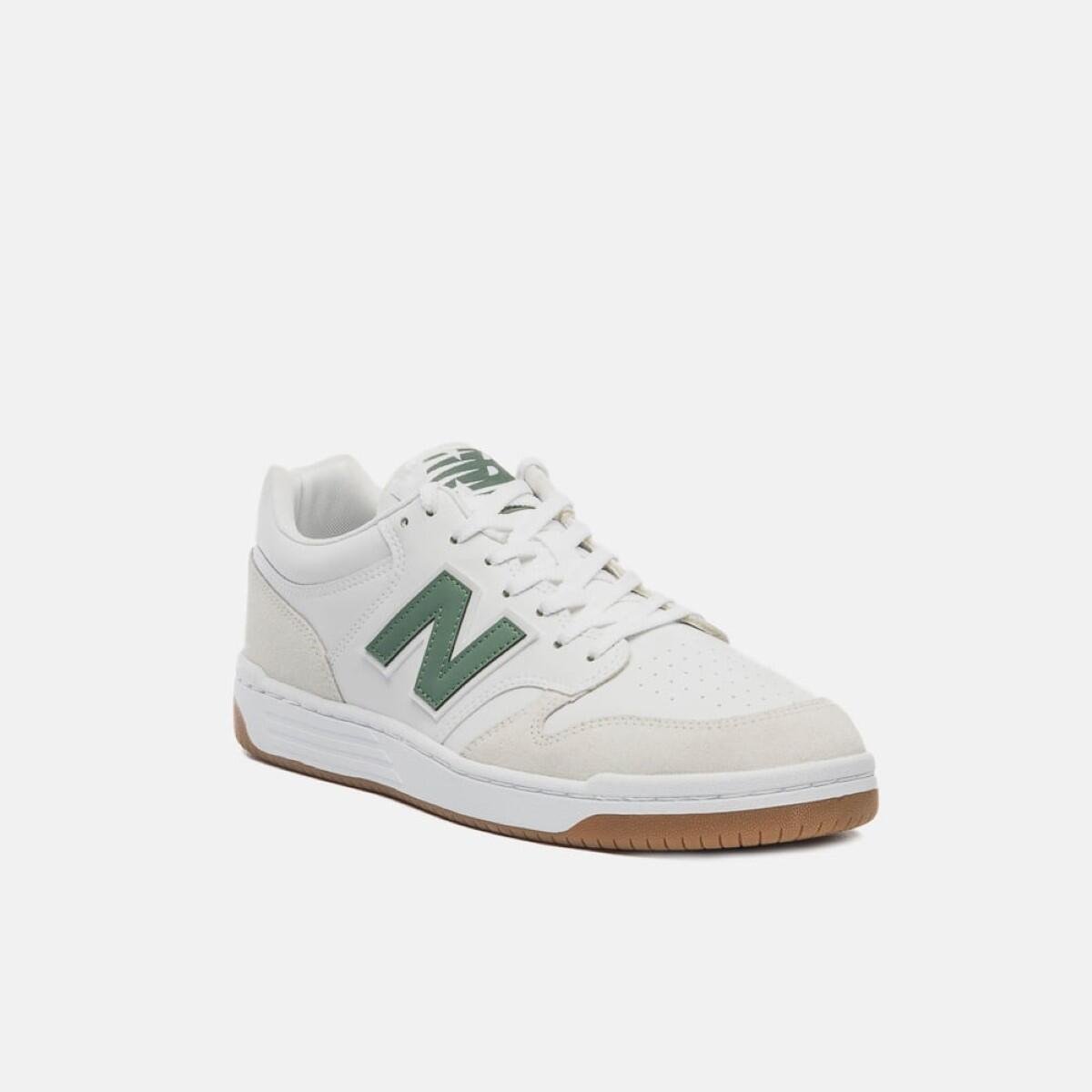 Tênis New Balance 480 Low Masculino Branco/Verde 3