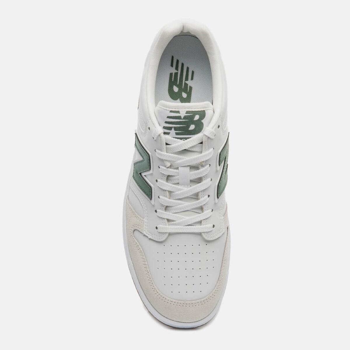 Tênis New Balance 480 Low Masculino Branco/Verde 4
