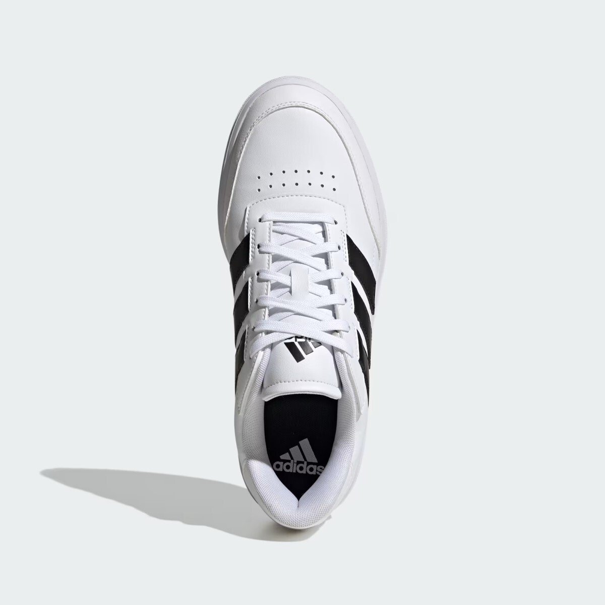Tênis Adidas Casual Courtblock Unissex Branco/Preto 4