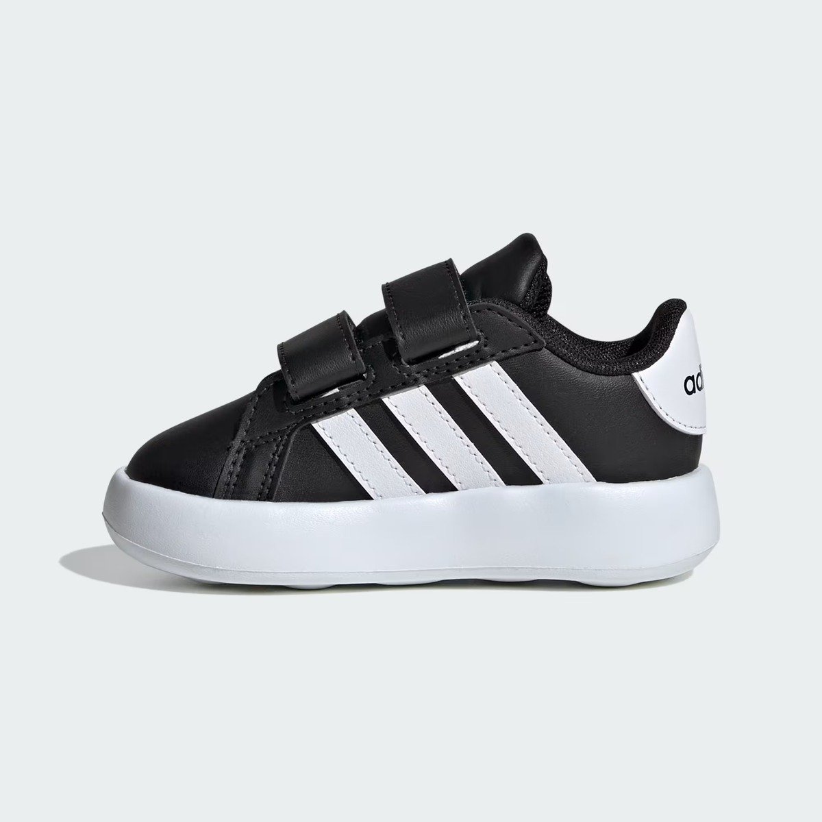Tênis Adidas Grand Court 2.0 Infantil Preto/Branco 2