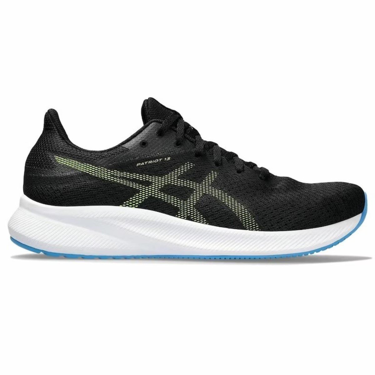Tênis Asics Patriot 13 Masculino Preto/Verde Limão 1