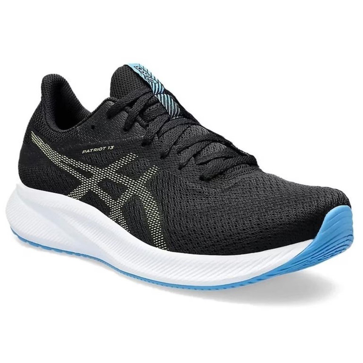 Tênis Asics Patriot 13 Masculino Preto/Verde Limão 2