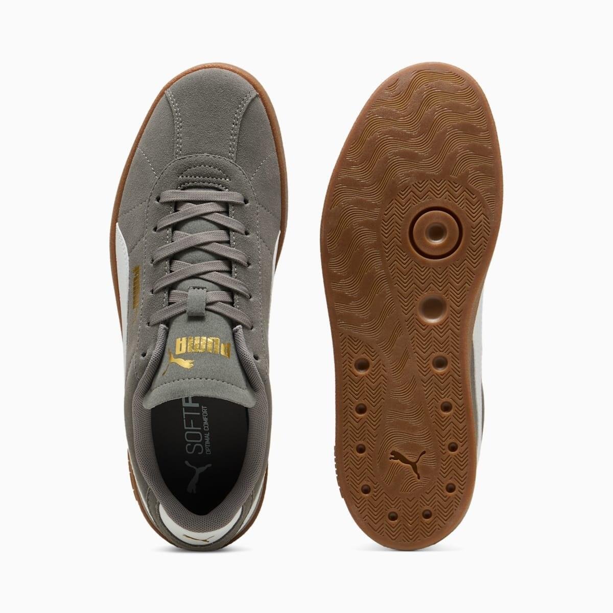 Tênis Puma Club II Unissex Cinza/Branco 4