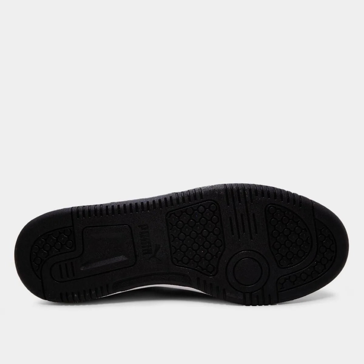 Tênis Puma Rebound V6 Low Masculino Branco/Preto 5
