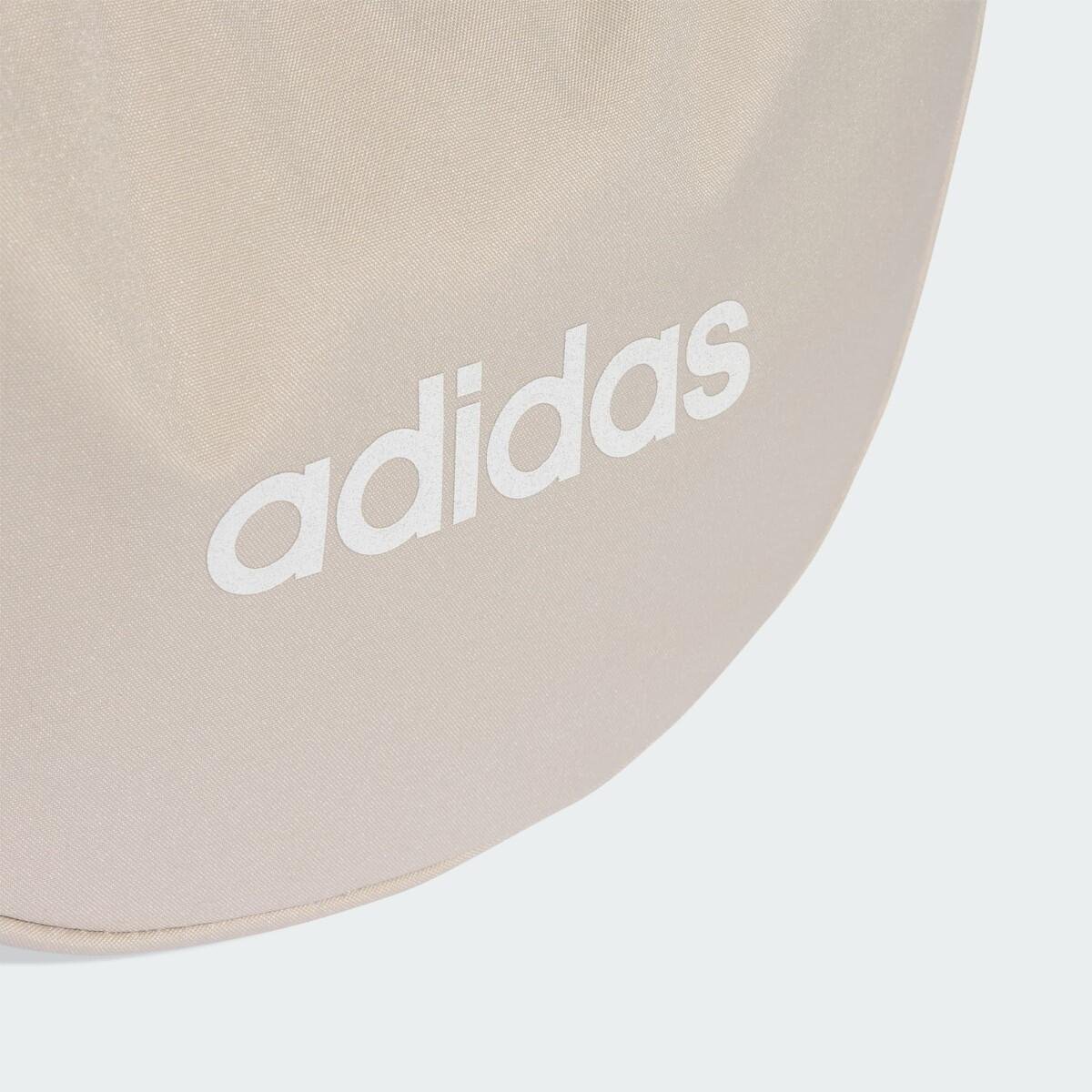 Bolsa Adidas Linear Festival Meia Lua Feminina Bege Claro 4