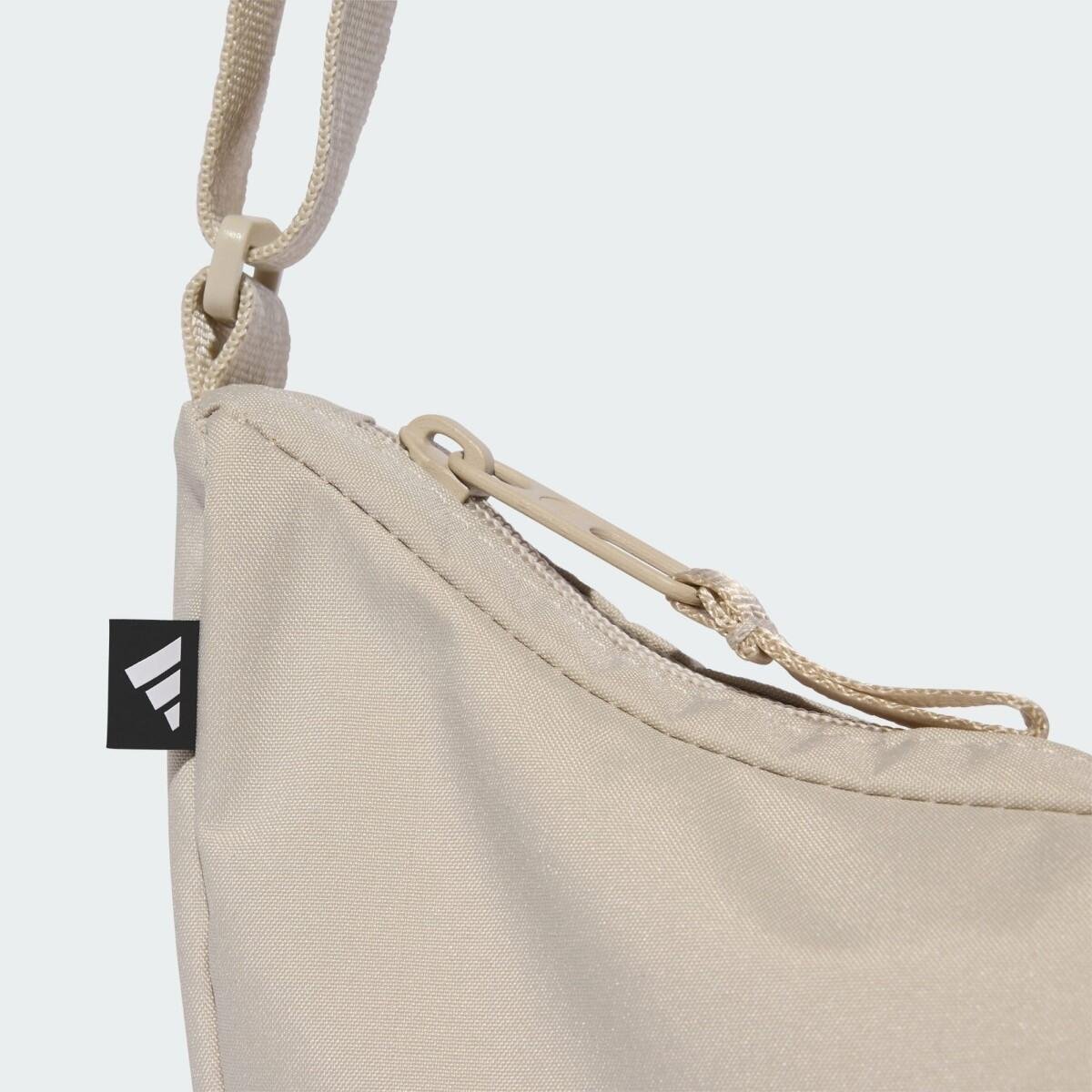 Bolsa Adidas Linear Festival Meia Lua Feminina Bege Claro 5