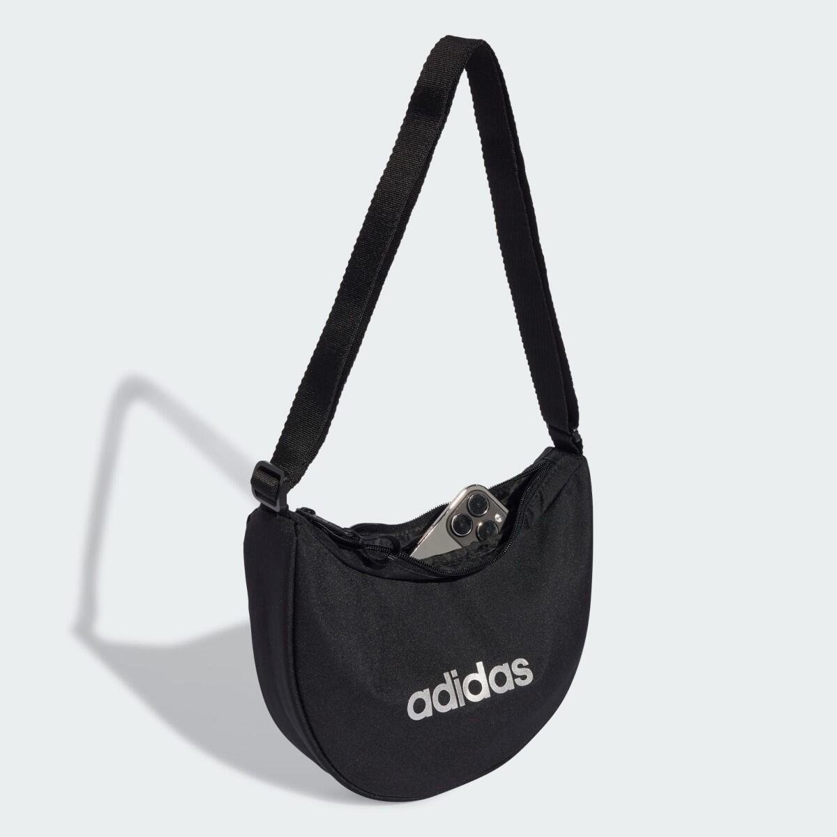 Bolsa Adidas Linear Festival Meia Lua Feminina Preto 3