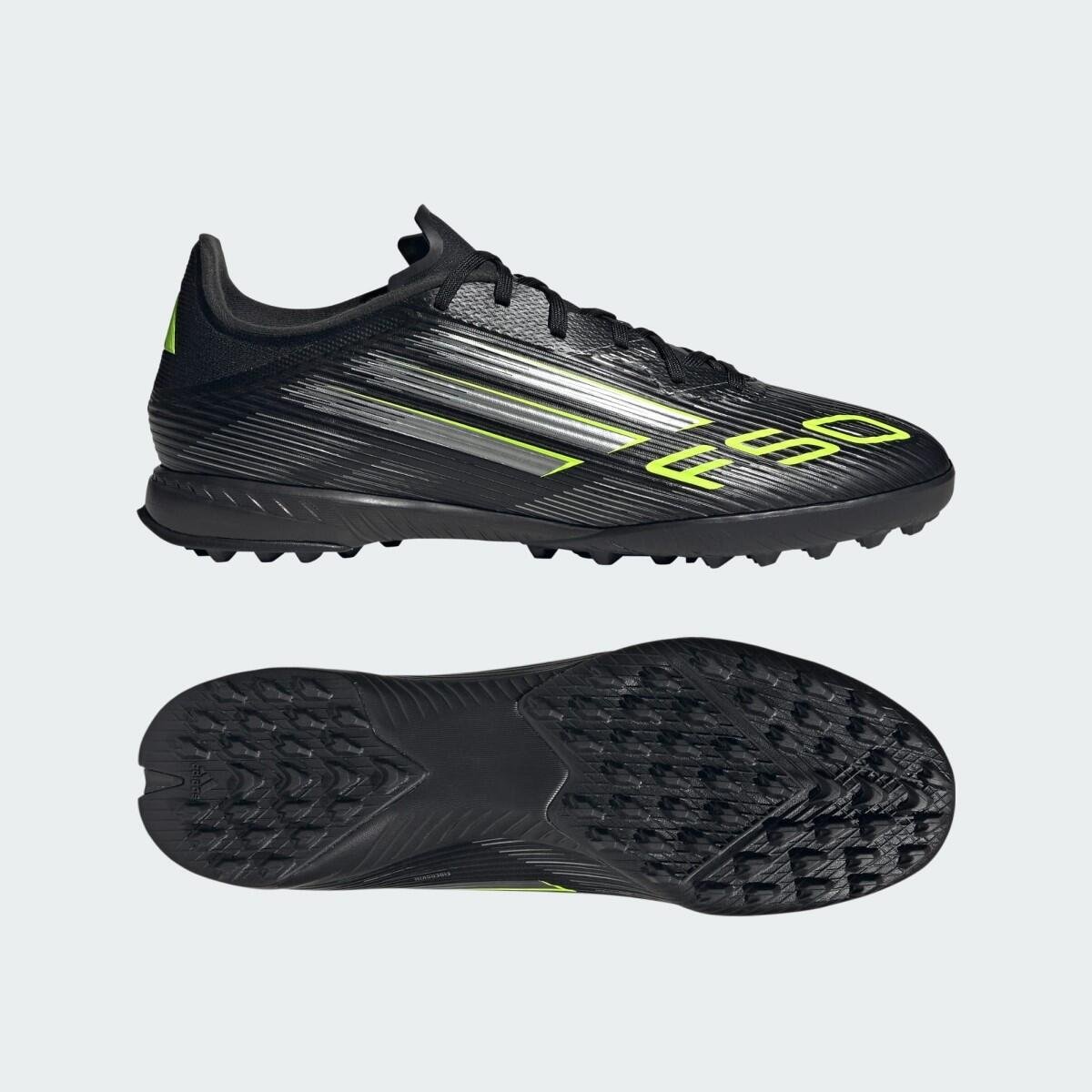 Chuteira Society Adidas F50 League TF Preto/Prata
