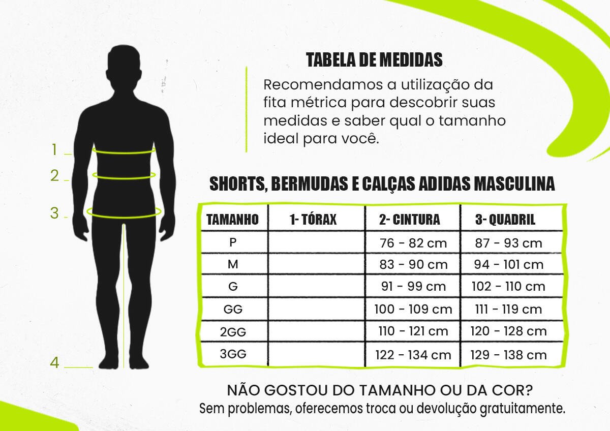 Short Adidas Treino Essentials Woven Masculino Verde/Branco 7