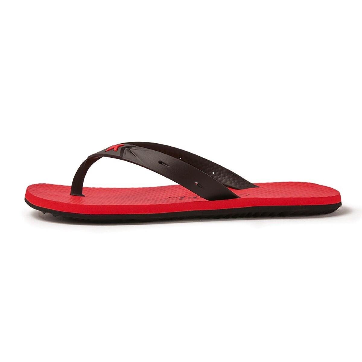 Chinelo Sandália Kenner New Summer Unissex Preto/Vermelho 4