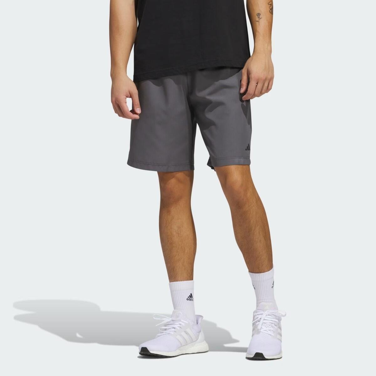 Short Adidas Aeroready Colorblock Woven Masculino Grafite/Preto 2