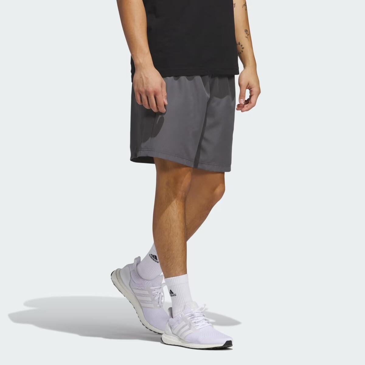 Short Adidas Aeroready Colorblock Woven Masculino Grafite/Preto 4